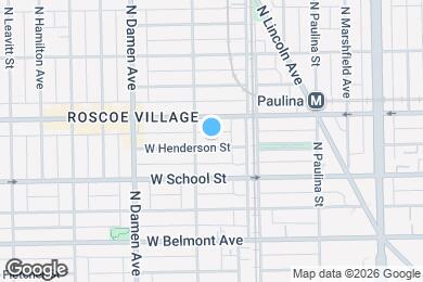 Map image of the property - 1834 W Henderson St