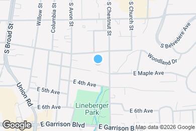 Map image of the property - 718 E Maple Ave