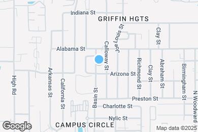 Map image of the property - 1107 Basin St