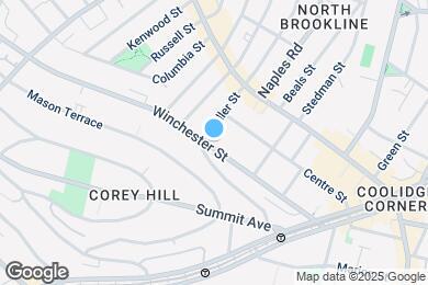 Map image of the property - 105 Winchester St