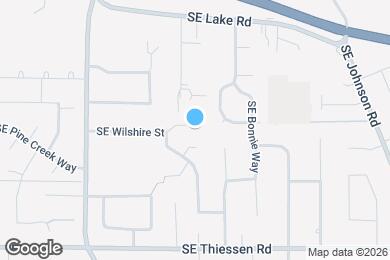Map image of the property - 7228 SE Wilshire Ct