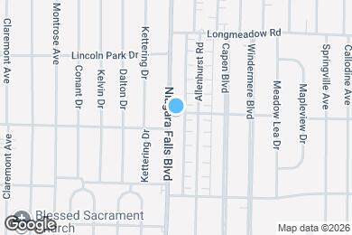 Map image of the property - 579 Niagara Falls Blvd