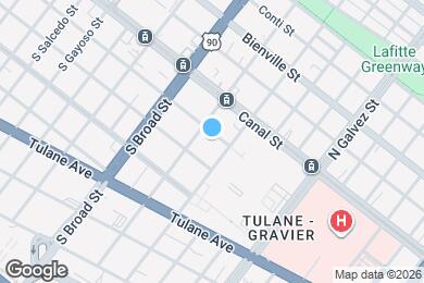 Map image of the property - 1129 Treme St