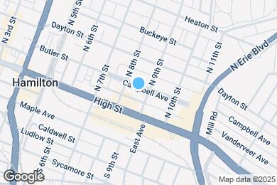Map image of the property - 829 Campbell Ave