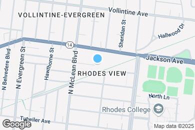 Map image of the property - 1905 Crump Ave