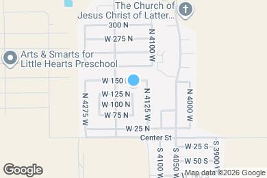 Map image of the property - 4146 W 125 N