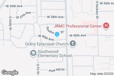 Map image of the property - 2209 W 40th Ave