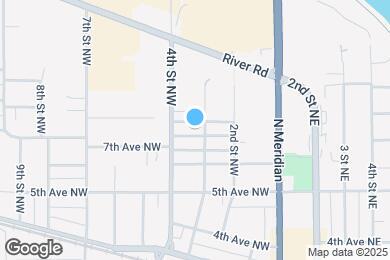 Map image of the property - 307 7th Ave NW