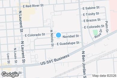 Map image of the property - 1709 Navidad St