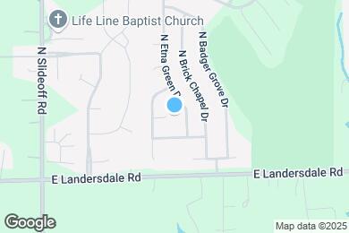 Map image of the property - 13147 N Becks Grove Ct