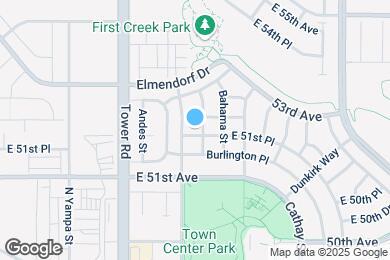 Map image of the property - 18737 E 51st Pl