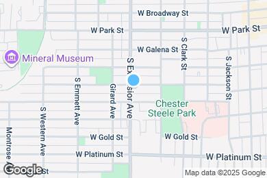 Map image of the property - 858 W Silver St