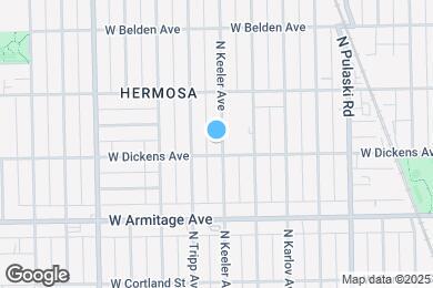 Map image of the property - 2108 N Keeler Ave