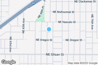 Map image of the property - 6910 NE Pacific St