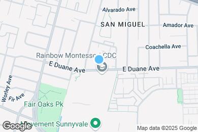Map image of the property - 755 E Duane Ave