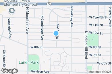 Map image of the property - 921 Oxford Ave