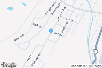 Map image of the property - 505 Pittston Ave