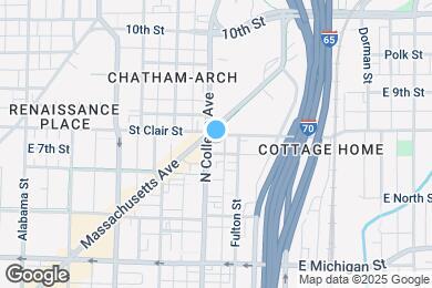 Map image of the property - 747N N College Ave