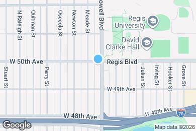 Map image of the property - 4991 Lowell Blvd
