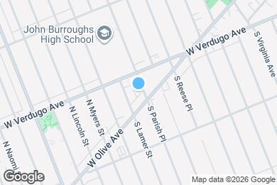 Map image of the property - 113 N Parish Pl, Burbank, CA 91506