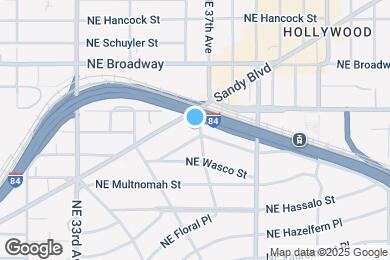 Map image of the property - 1411 NE 37th Ave