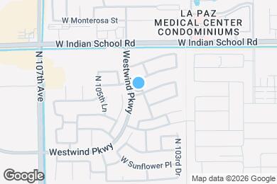 Map image of the property - 3802 N 104th Ave