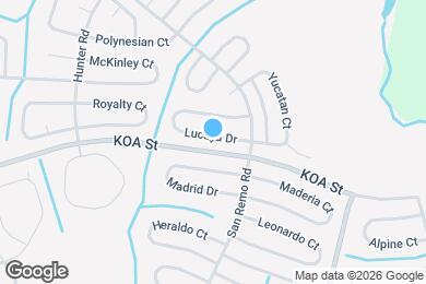 Map image of the property - 722 Lucaya Dr