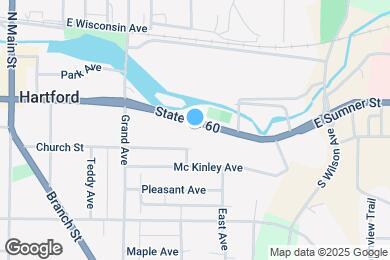 Map image of the property - 611 E Sumner St