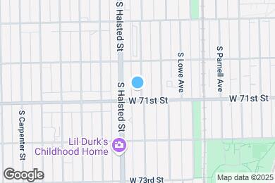 Map image of the property - 7040 S Emerald Ave