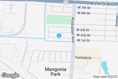 Map image of the property - 1301 W 1st St
