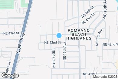 Map image of the property - 4210 NE 12th Ter
