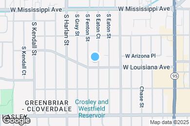 Map image of the property - 1285 S Eaton Ct