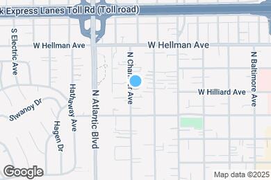 Map image of the property - 504 N Chandler Ave