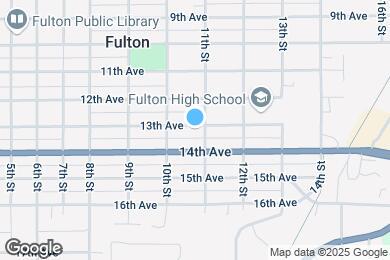 Map image of the property - 1028 13th Ave