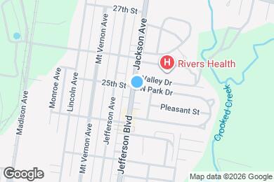 Map image of the property - 225 N Park Dr