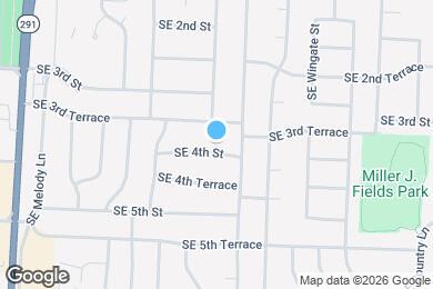 Map image of the property - 1018 SE 4th St