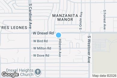 Map image of the property - 5740 S Hildreth Ave