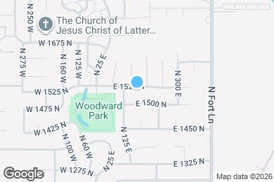 Map image of the property - 166 E 1525 N