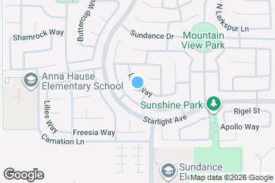 Map image of the property - 1027 Lyra Way