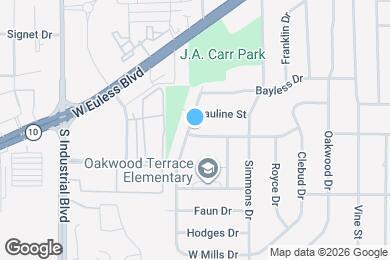 Map image of the property - 704 Jones St