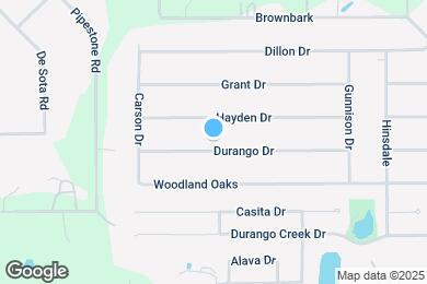 Map image of the property - 7010 Durango Dr