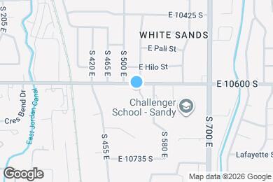 Map image of the property - 10600 S 500 E