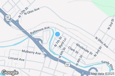 Map image of the property - 404 N 7th St