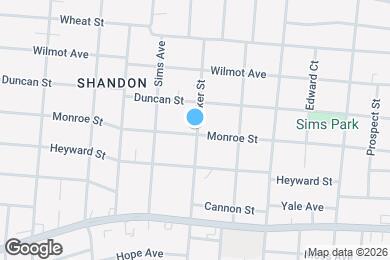 Map image of the property - 201 Walker St