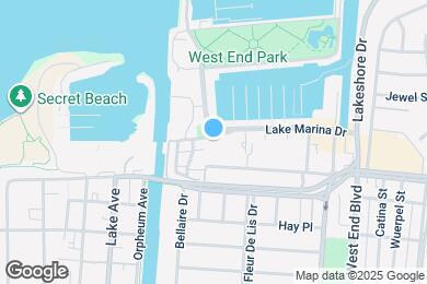 Map image of the property - 500 Lake Marina Ave