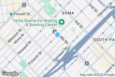 Map image of the property - 821 Folsom St