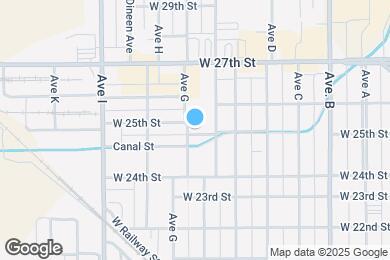 Map image of the property - 613 W 25th St