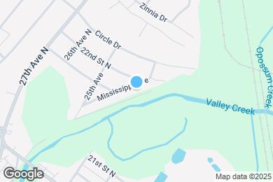 Map image of the property - 2121 Mississippi Ave