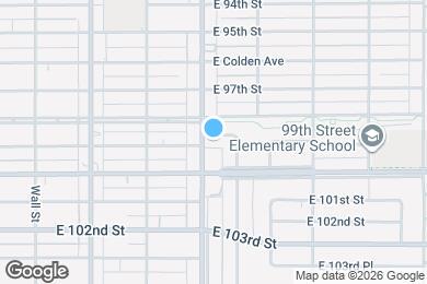 Map image of the property - 606 E 99th St
