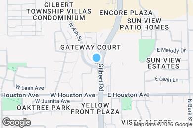 Map image of the property - 1314 N Brittany Ln